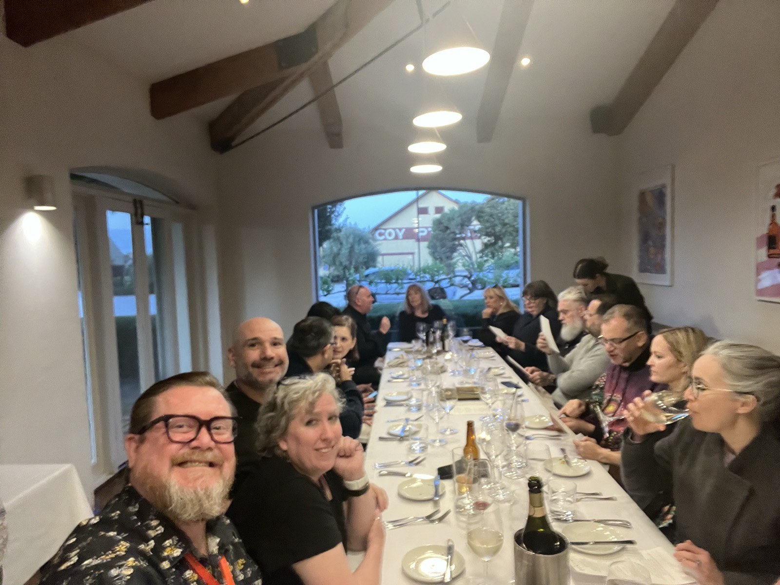 Conference dinner at the Agile Coaching Retreat in the Barossa