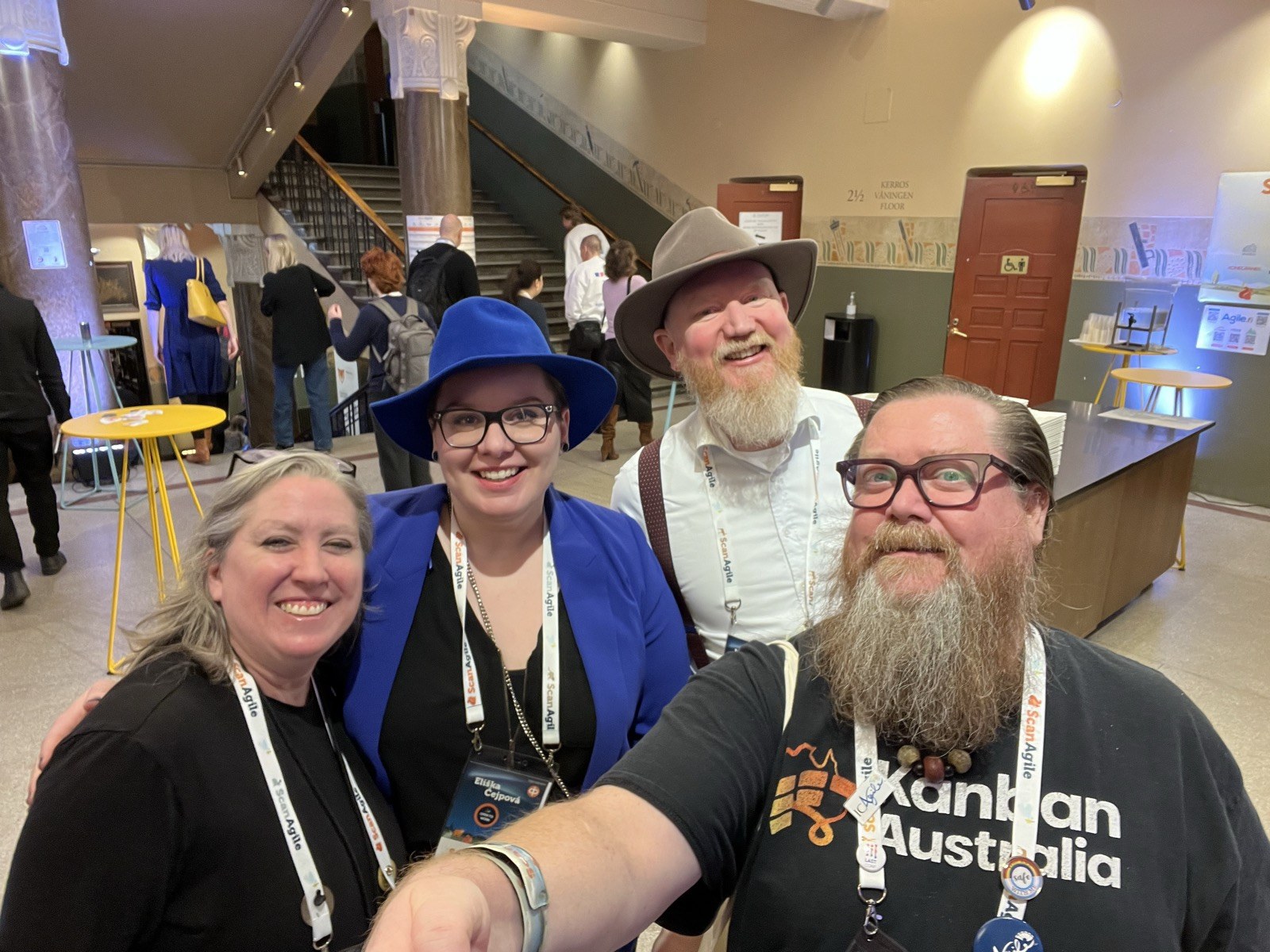 Alex and Sally at ScanAgile in Helsinki
