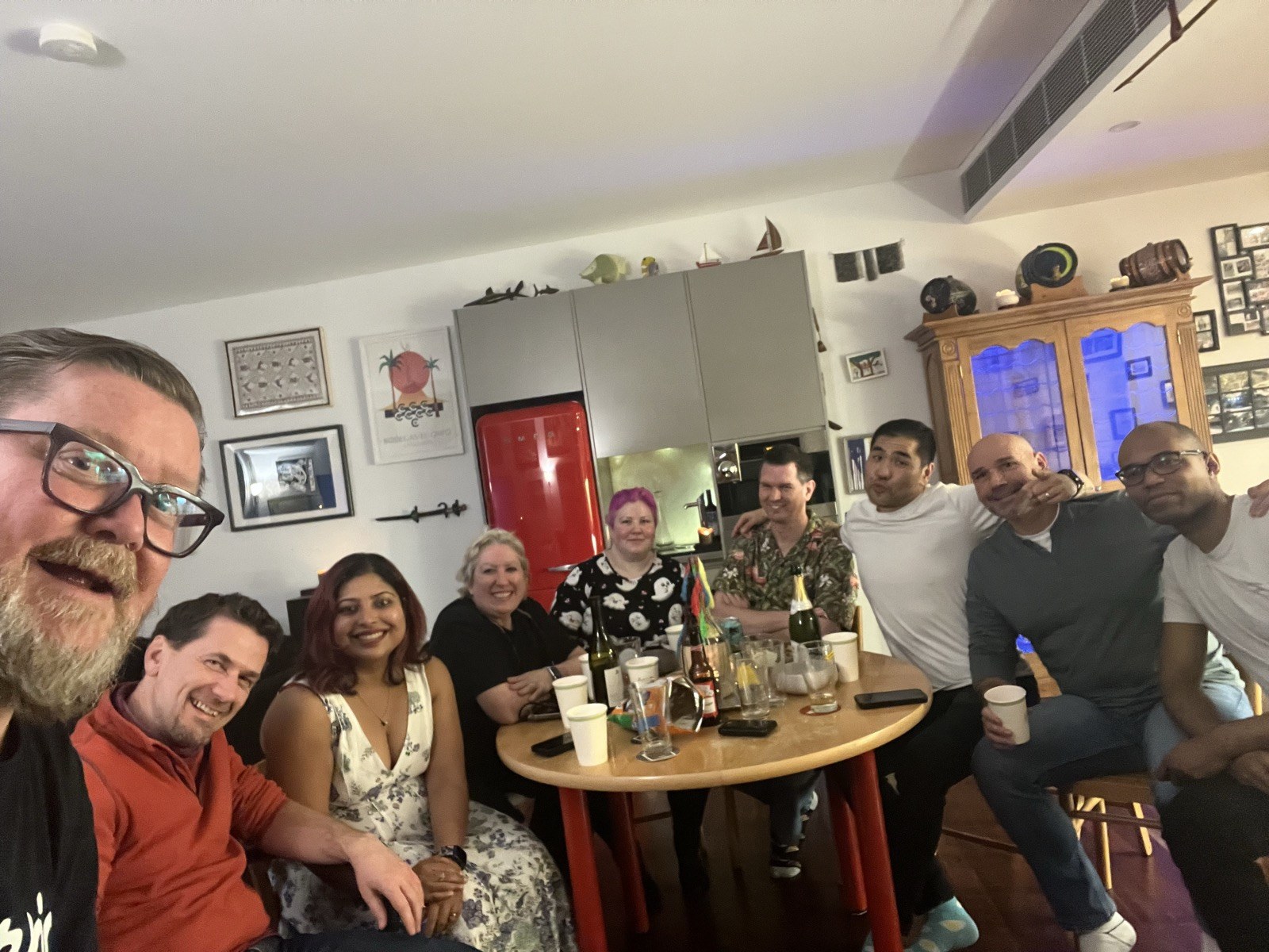 Lean Beer in-person session at Alex and Sally's home