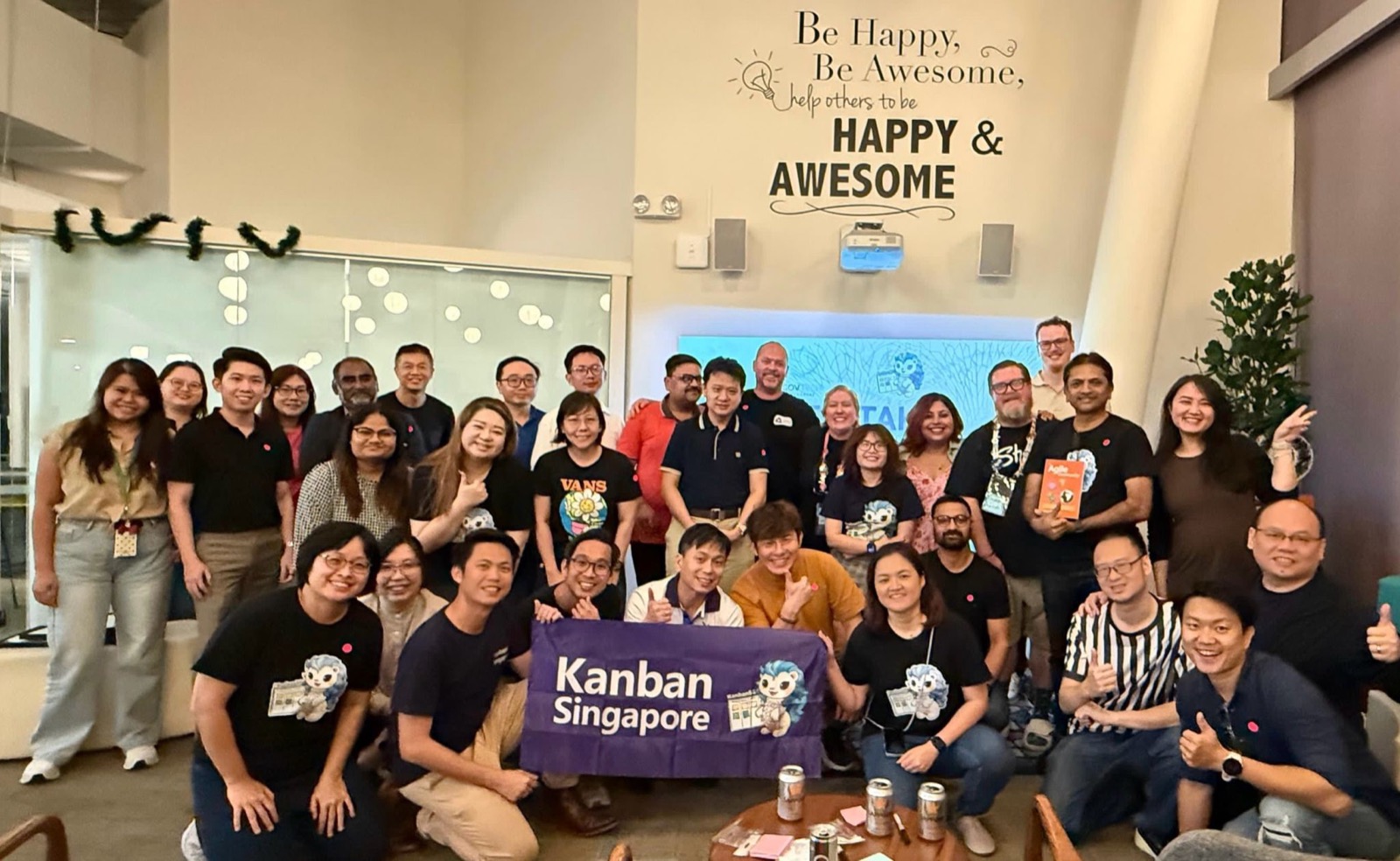 Alex and Sally Sloley ran a workshop at Kanban Singapore